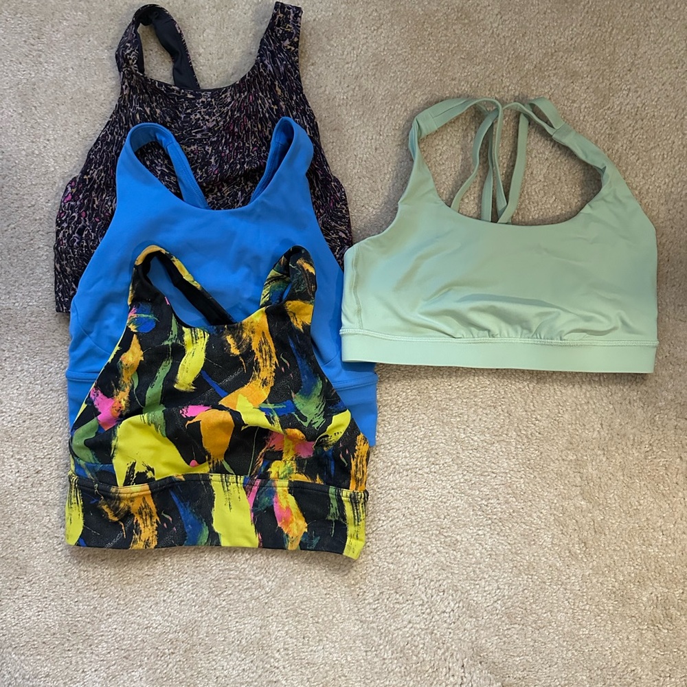 Lot of Lululemon bras size 6